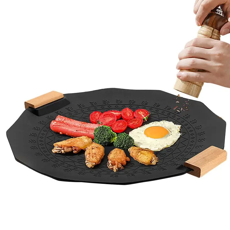 Multi Griddle Pan Nonstick Grill Press Cookware Stove Top Grill Single Burner Stove Tops For Open Fire Camping