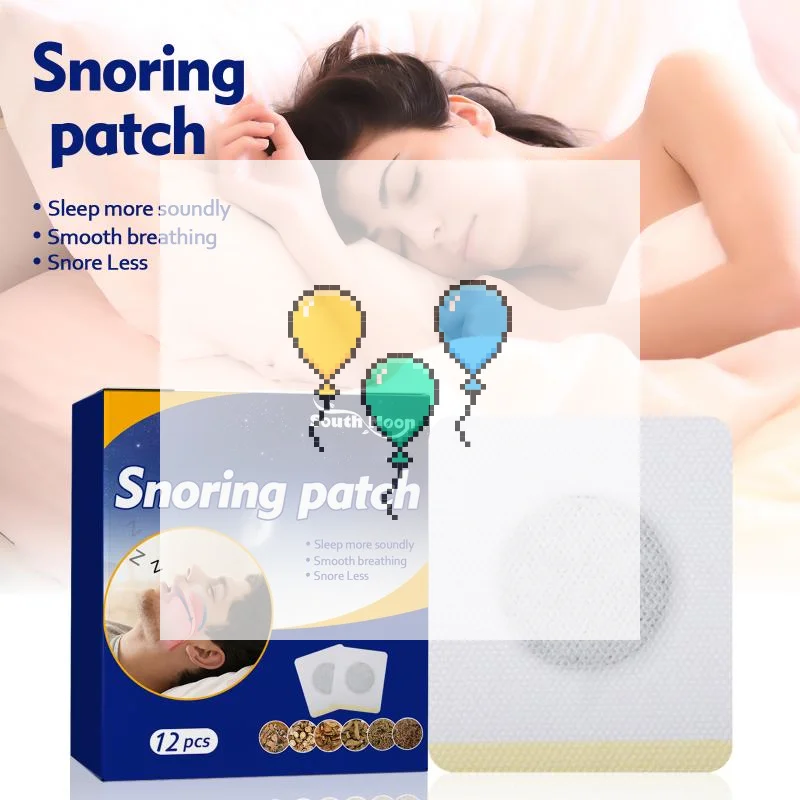 12Pcs Anti-Snoring Patches Acupoint   Prevent Snoring Fatigue Night Sleep Quiet Nose Strips
