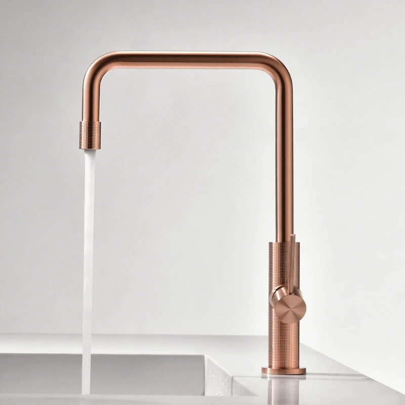 

304 Stainless Steel Rotating Kitchen Sink Faucet Hot and Cold Water Mixer