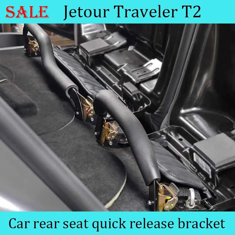 Rear Seat Quick-release Fit for JETOUR Traveler T2 2023 Bracket Modified Bed Car Sleeping Seat Flat Car Interior Accessories