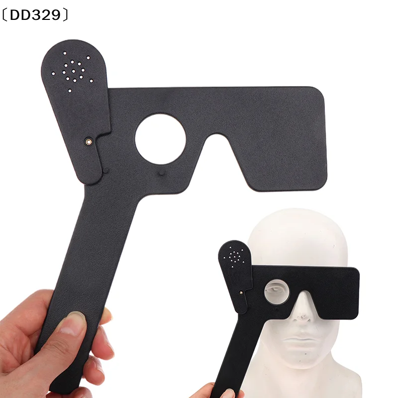 Eye Occluder For Vision Test And Optometry Eye Spoon Eyesight Adjustment Ruler Multiple Pin Hole Occluder Eye Patch〔DD329〕