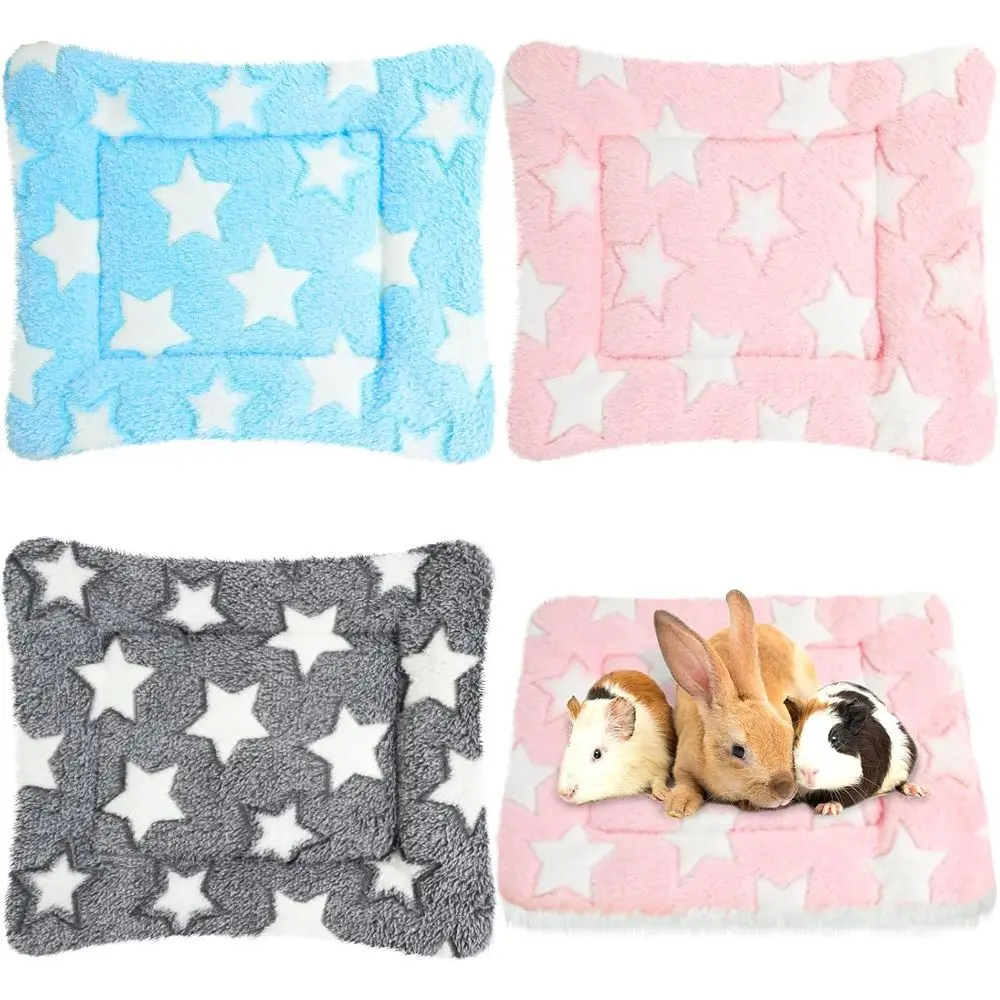 3 Camas para Conejos y Cobayas, Alfombrillas Cálidas para Conejos, Colchonetas para Pequeños Animales, para Conejos, Hámsteres, Ardillas, Erizos (St