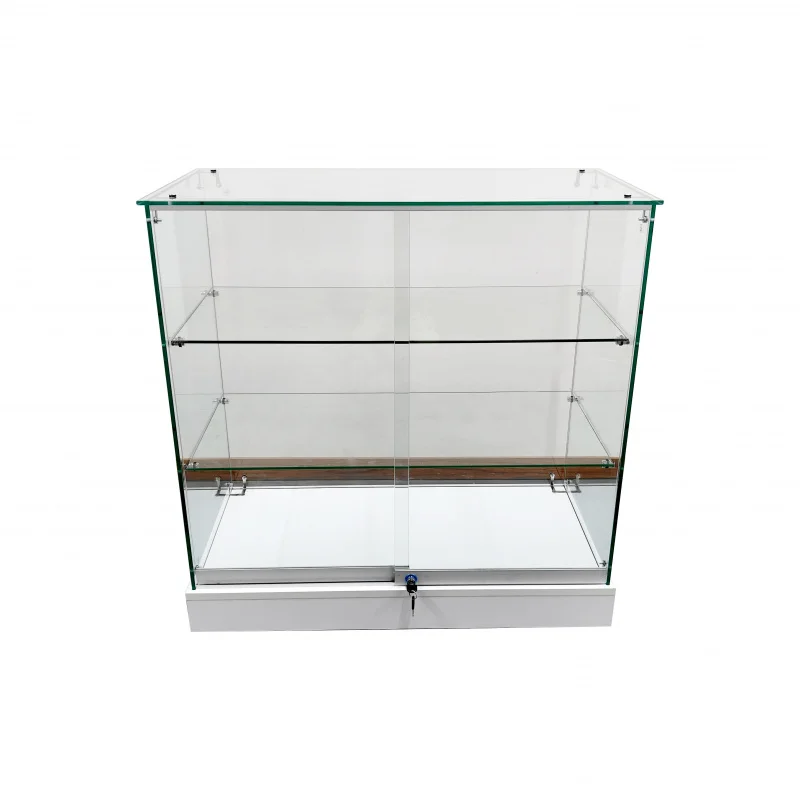 

custom.Modern Counters Glass Display Cabinet Toughened Glass -White