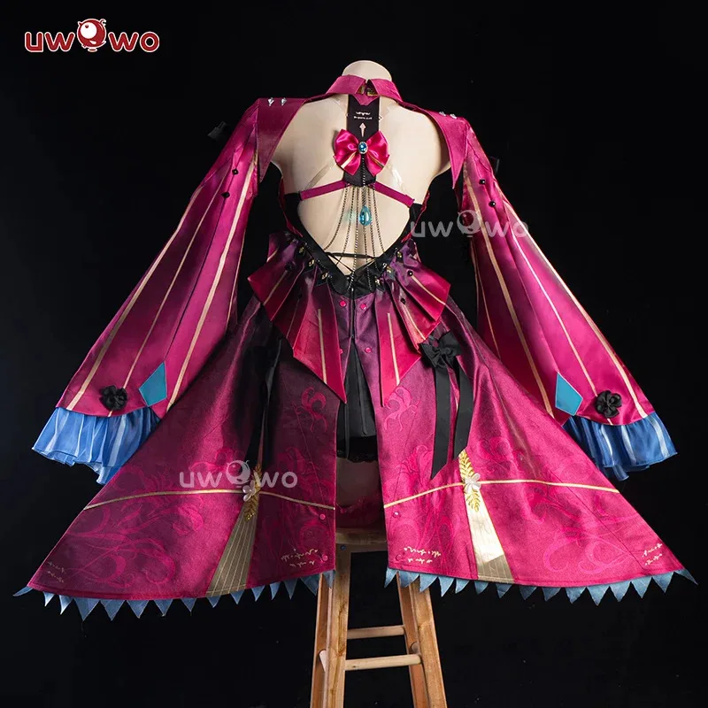 UWOWO Carlotta Gioco Cosplay Onde Wuthering WuWa Carlotta Montelli Costume Cosplay Costume di Halloween