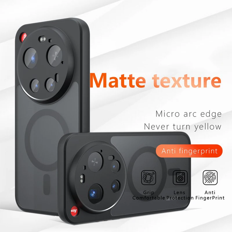 For Magsafe Magnetic Phone Case For Xiaomi 17 Ultra 15 14 13 Ultra Cover Shockproof Matte PC+TPU Wireless Charging Back Funda
