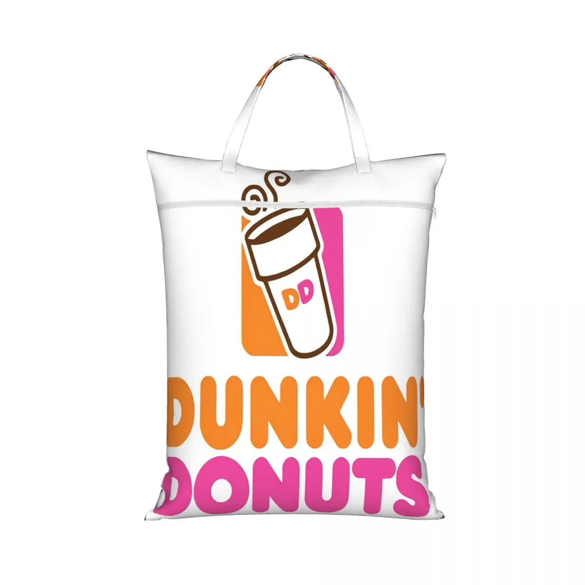 Dunkin Donuts Laundry Collector Foldable Laundry Basket Large Storage Washing Basket Home Organizer