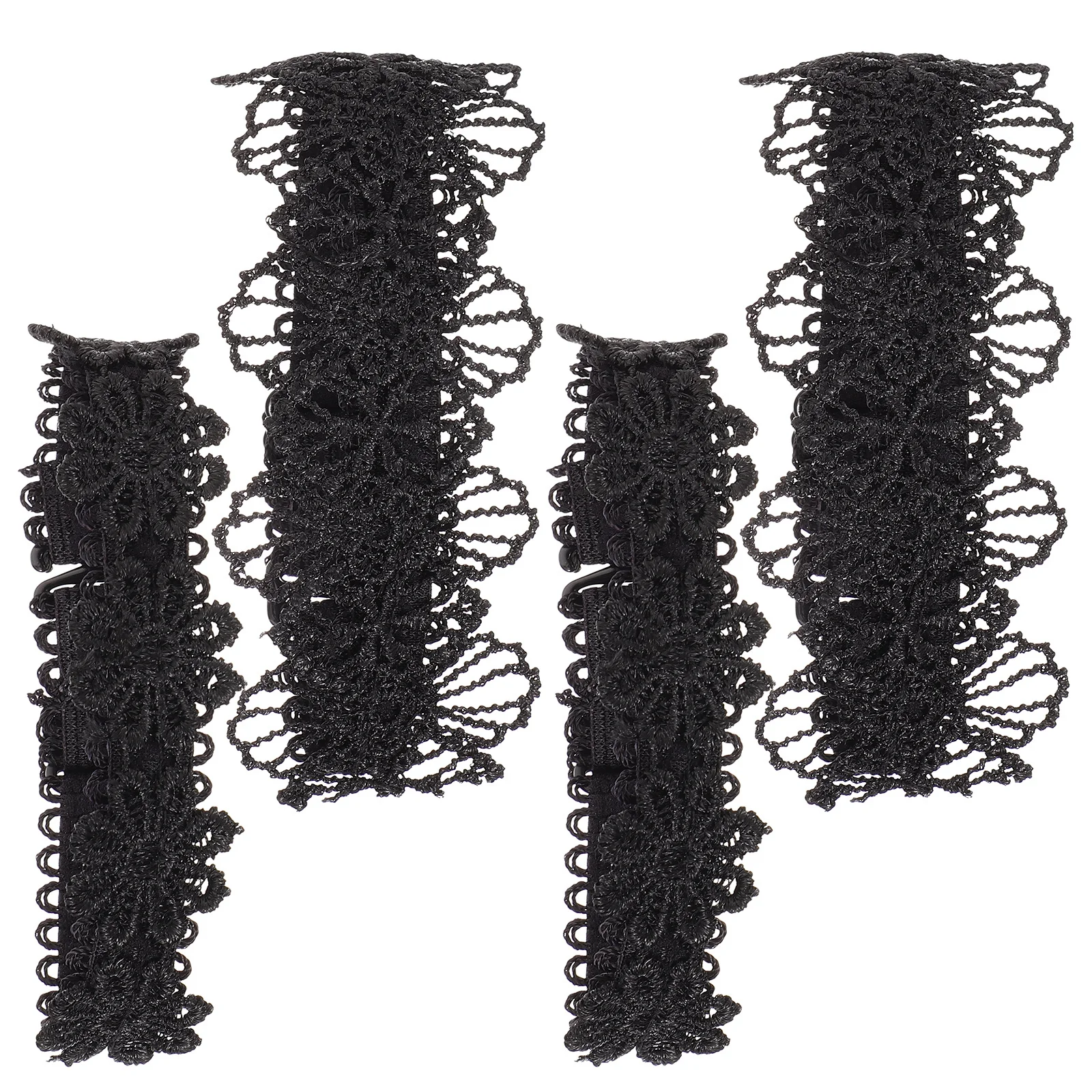 

2 пары противоскользящих ремешков на каблуке, эластичный кружевной дизайн для высоких каблуков, удобные аксессуары для обуви, предотвращающие скользкие