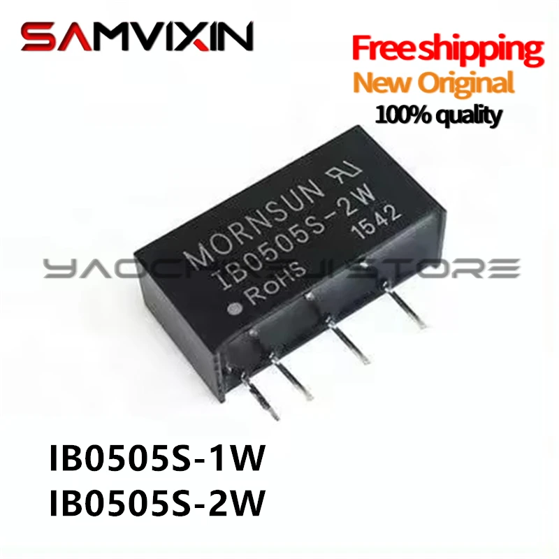 (10piece) 100% NEW IB0505S-2W IB0505S-1W DC-DC Isolation power module 5V/2W In-line SIP-4 Free delivery