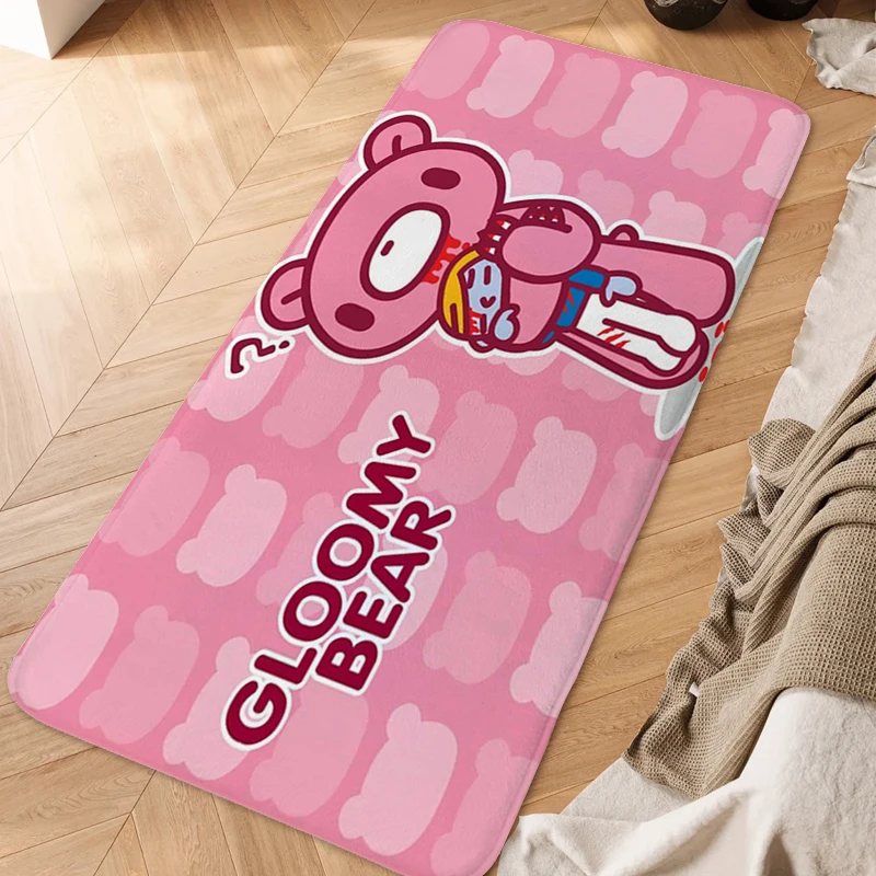 Bathroom Rug A-Gloomy Bears Bed Room Carpet Bedroom House Interior Entrance Mat Modern Home Decoration Kitchen Treadmill Rugs