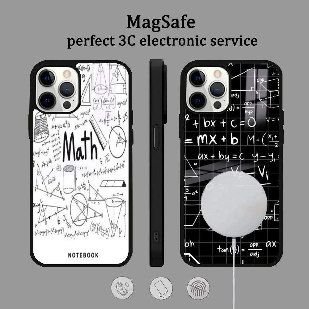 아이폰 수학 디자인 무선 마그네틱 케이스 이미지