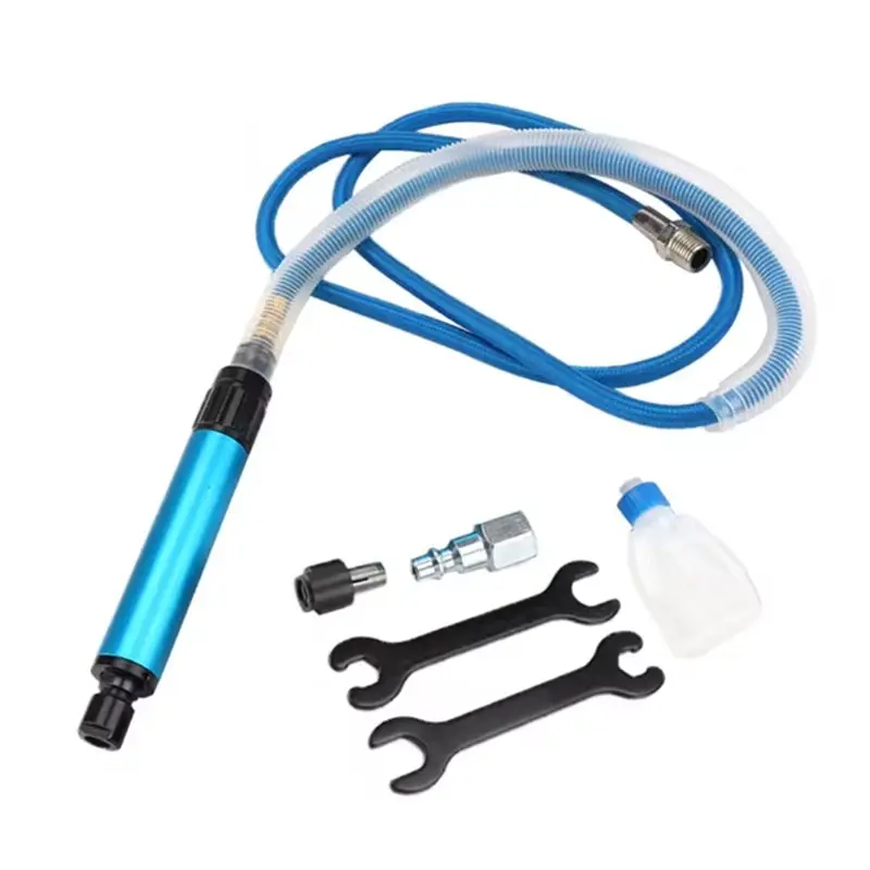 

A84E-Cutting Pneumatic Tools Air Micro Die Grinder Mini Pencil Polishing Engraving Tool Grinding With Two Chucks 3Mm 6Mm