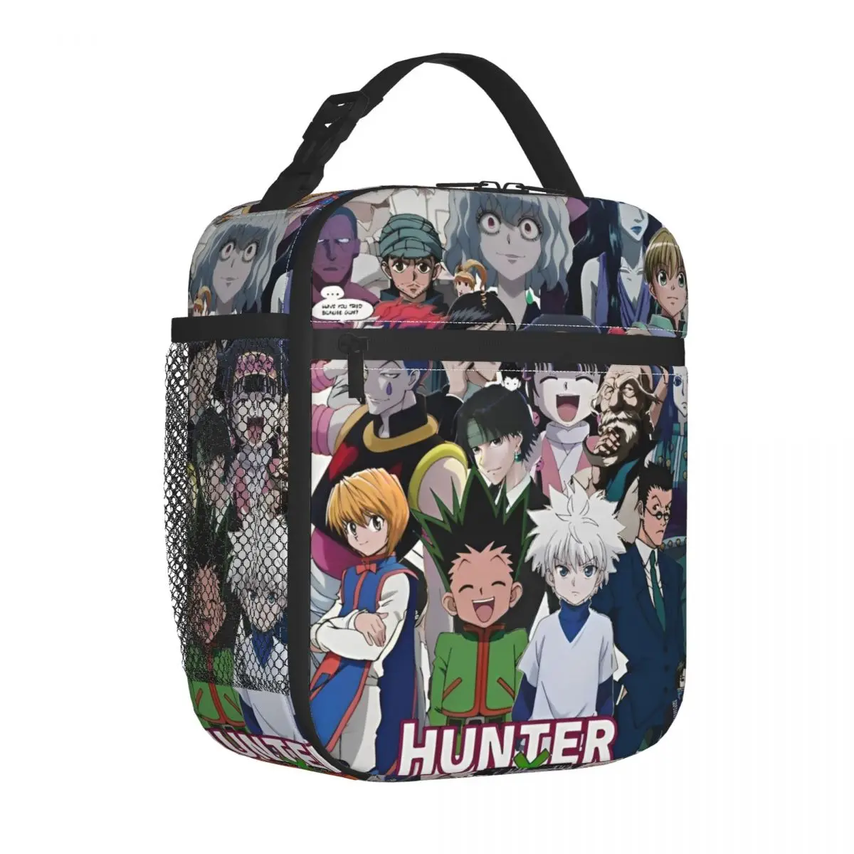 My Anime For Life Insulated Lunch Bag Thermal Bag Reusable Lunch Container Hunter X Hunter Large Lunch Box Tote Food Bag Office