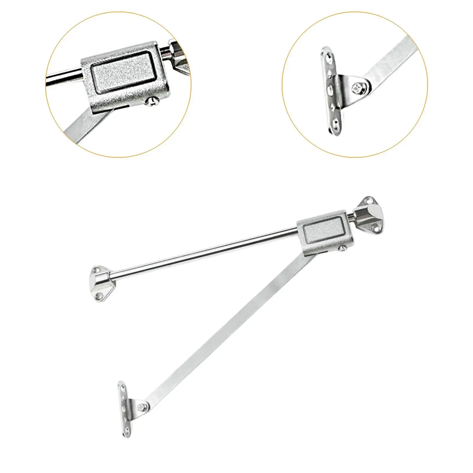 خزانة قابلة للطي للباب، مقاومة للتآكل، سهلة التركيب، غطاء منزلي منزلي، قضيب السكك الحديدية المنزلقة، دعم الباب الخلفي للأسفل #5