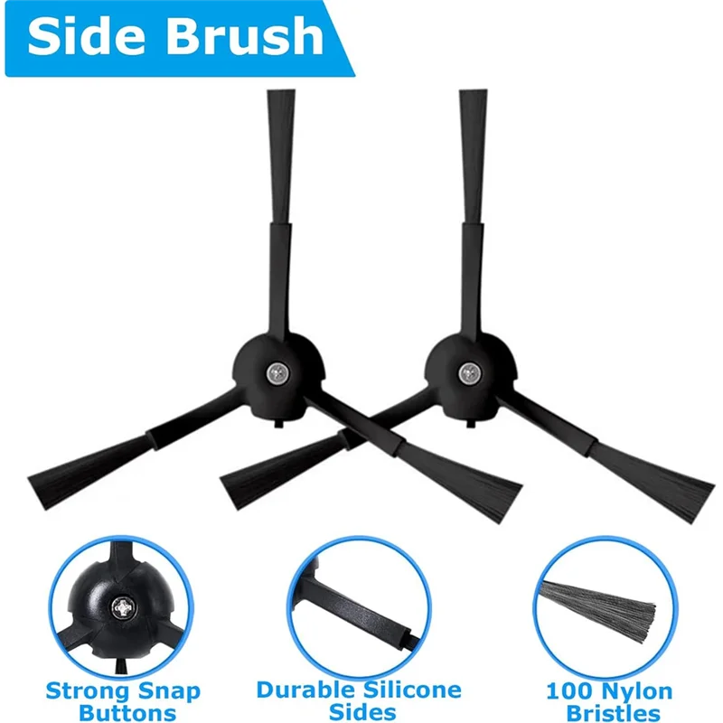 

19 шт. для Tapo RV30 Max/RV30 Max Plus/RV20 Max/RV20 Max Plus, детали пылесоса, основная боковая щетка, фильтры, тканевые мешки для пыли