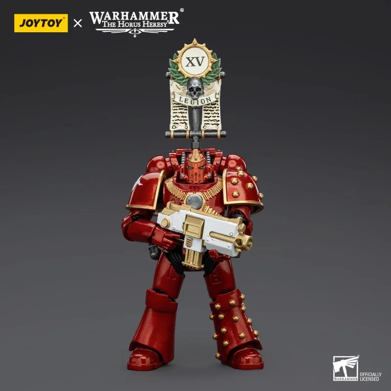 Joytoy warhammer 30k 1/18 figura de ação mil filhos legião mk iv esquadrão tático anime figura coleção modelo brinquedos presentes