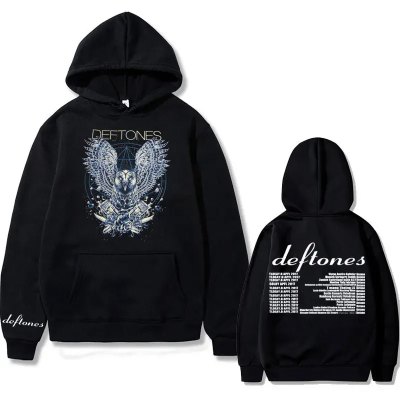 Deftones Diamond Eyes Owl Band Print Hoodie 2024 high quality fashion trend new product