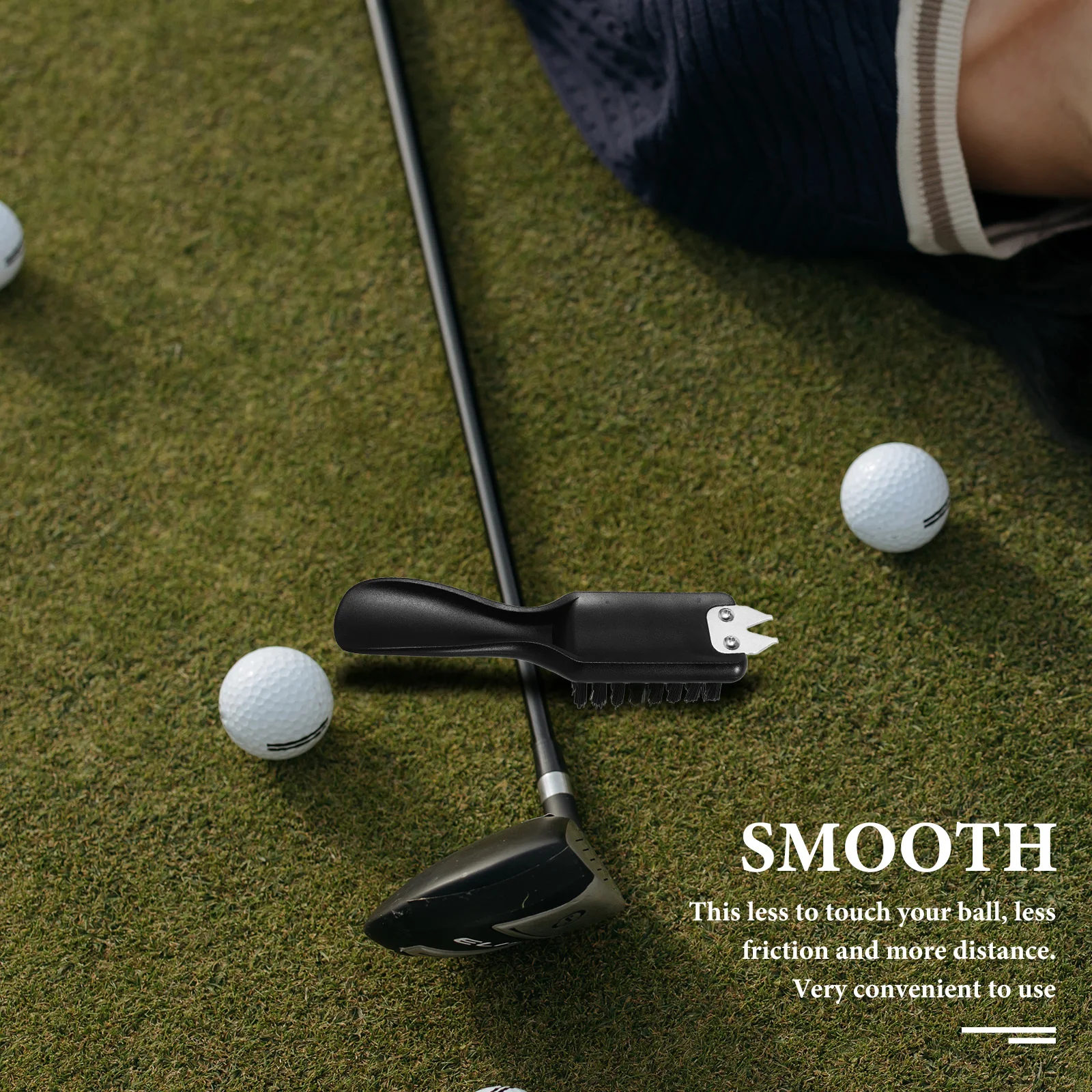 

Golfs Balls Club Brush Reusable Rubber Brush for Grooves Clean and Grind Quickly Professional Golfs Tool Golfing Bases