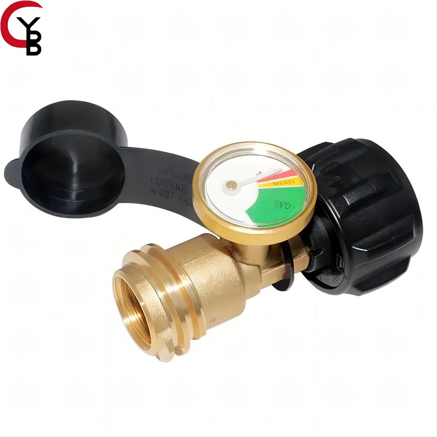 

1 Pcs Propane Tank Gauge Level Indicator Leak Detector Gas Pressure Meter Universal For RV Camper, Cylinder, BBQ Grill, Heater