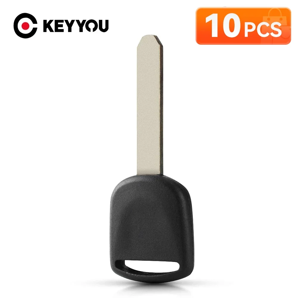 

KEYYOU 10 шт. для Honda CR-V XR-V Accord Fit City Jade Fob автомобильный ключ-транспондер зажигания без чипа чехол для ключа
