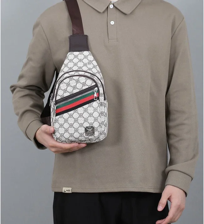Universelle Multifunktionale Umhängetasche für Herren/Damen, Schulter-Crossover-Brusttasche, lässige Handtasche mit Kopfhörerfach – Detail 25