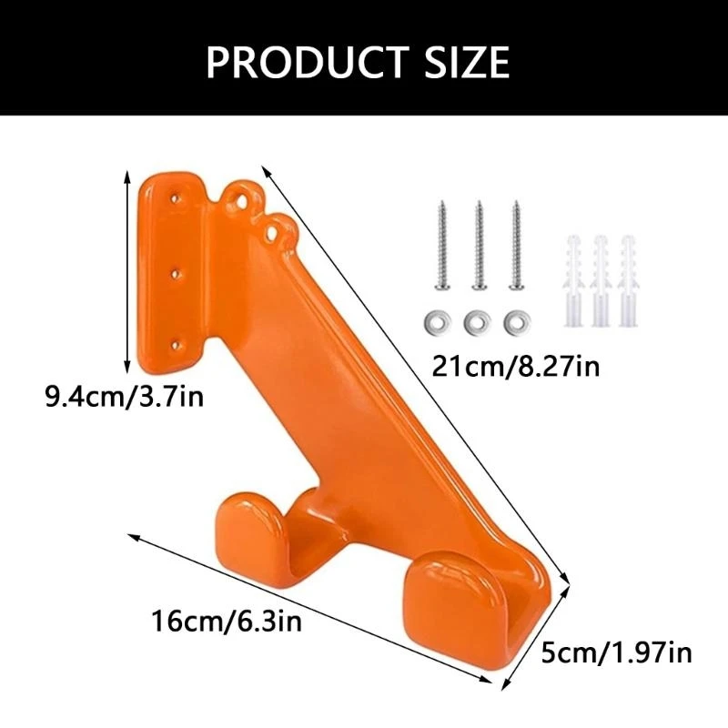 Chainsaw Holder Heavy Duty Wall Mount Steel Hanger Hook for Garage Workshop Organization and Power Tool Storage Rack