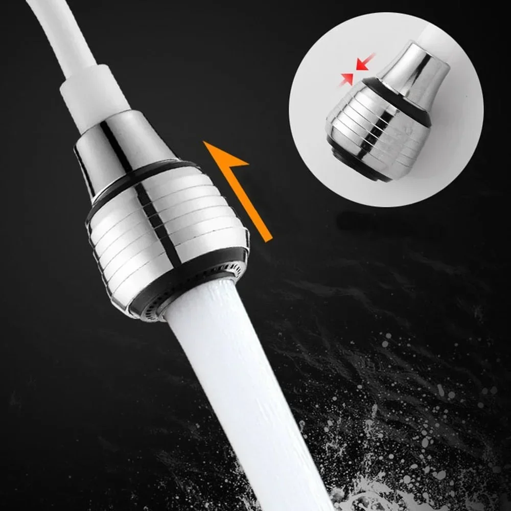 Long Hose Faucet Extender Nozzle Flexible Water Saving Tap Adapter Sink Spray Bubbler Sprinkler Bath Shower Faucet Accessories