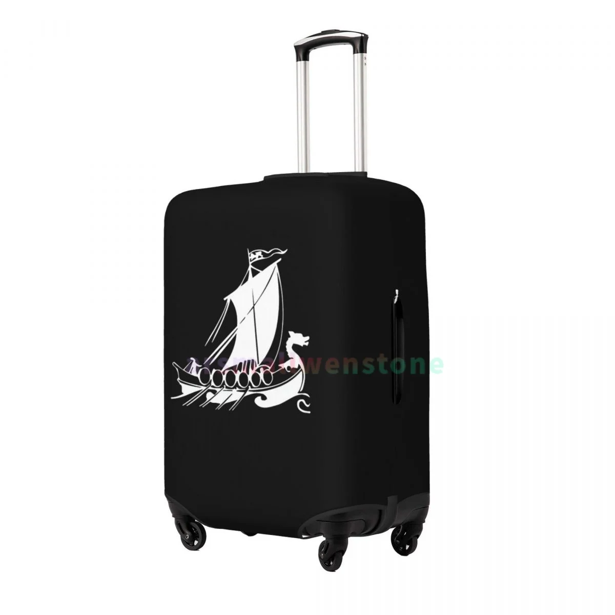 Viking Schip Bagage Cover Koffer Protector Dikker Elasticiteit Stof Bedekt Anti-kras Beschermhoes 18-32 Inch