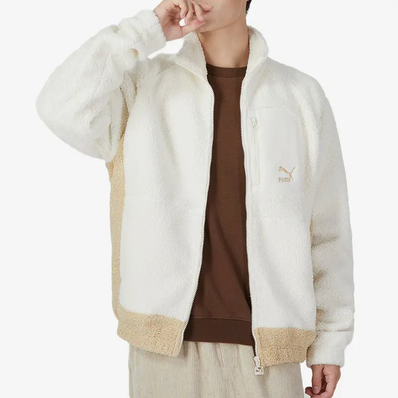 Puma Winter New Men's and Women's Sports and Leisure Imitation Lamb Wool Jacket 539914-93