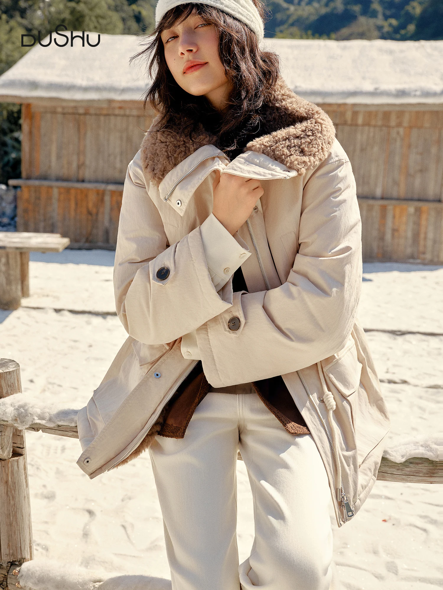 DUSHU размера плюс 2025