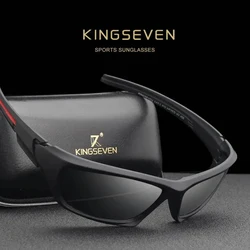 KINGSEVEN Cycling Sunglasses Men Sports Sunscreen Glasses High Quality Male Driving UV400 Anti-glare Eyewear Riding Equipment