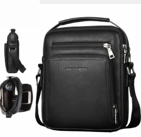 

Мужская сумка через плечо Weixier: повседневная, деловая, водонепроницаемая, с ручкой