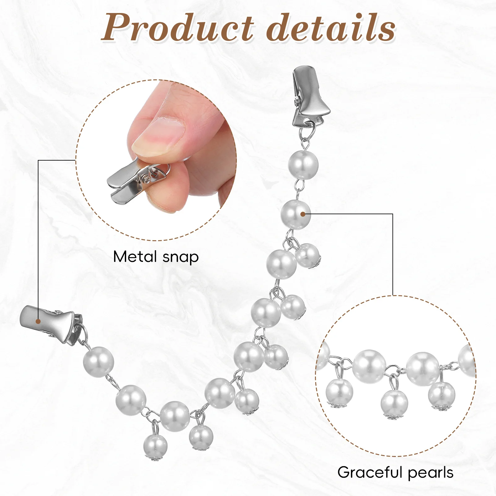 2 قطعة سلاسل سترة الراتنج خمر سترة كليب للنساء أنيقة الرقبة الديكور أنيق طوق الاكسسوارات سلسلة بدلاية