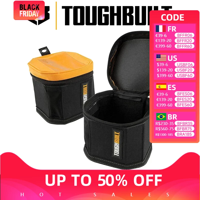 TOUGHBUILT TB-192-A2 Cube Soft Boxes 2pk Column Storage Tool Bag Storage Bag Parts Bag Toughbuilt Tool Accessories