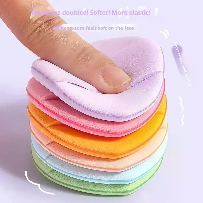 6/10PCS Bunte Teardrop Form Make-Up Schwamm Für Foundation Puderquasten Nicht Essen Pulver Make-Up Puff Make-Up Werkzeuge zubehör