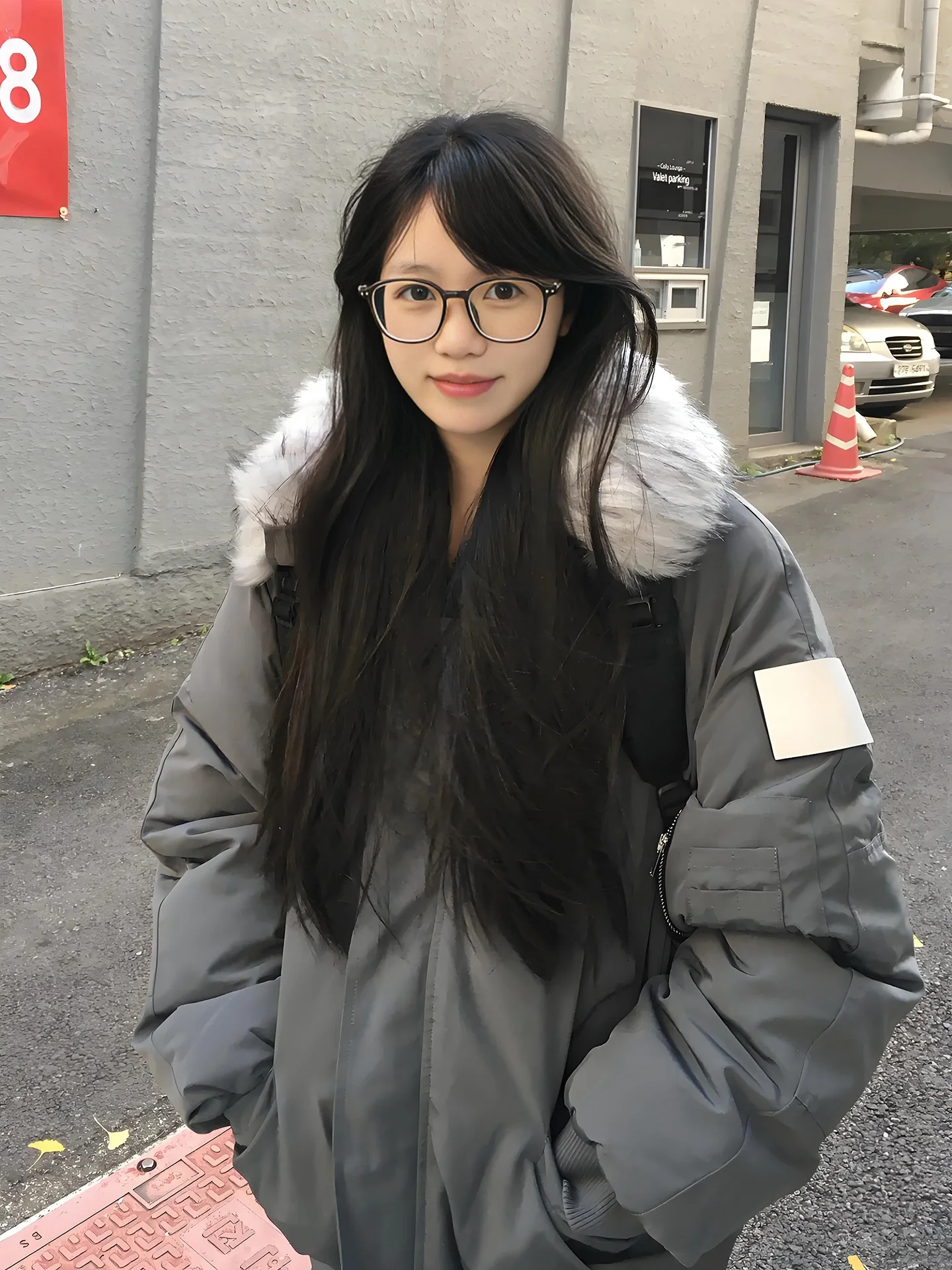 

American Retro ort Parka Cotton Jaet Women's Thiened Winter Coat Small Size Korean Sle Commute Simple Loose Fit