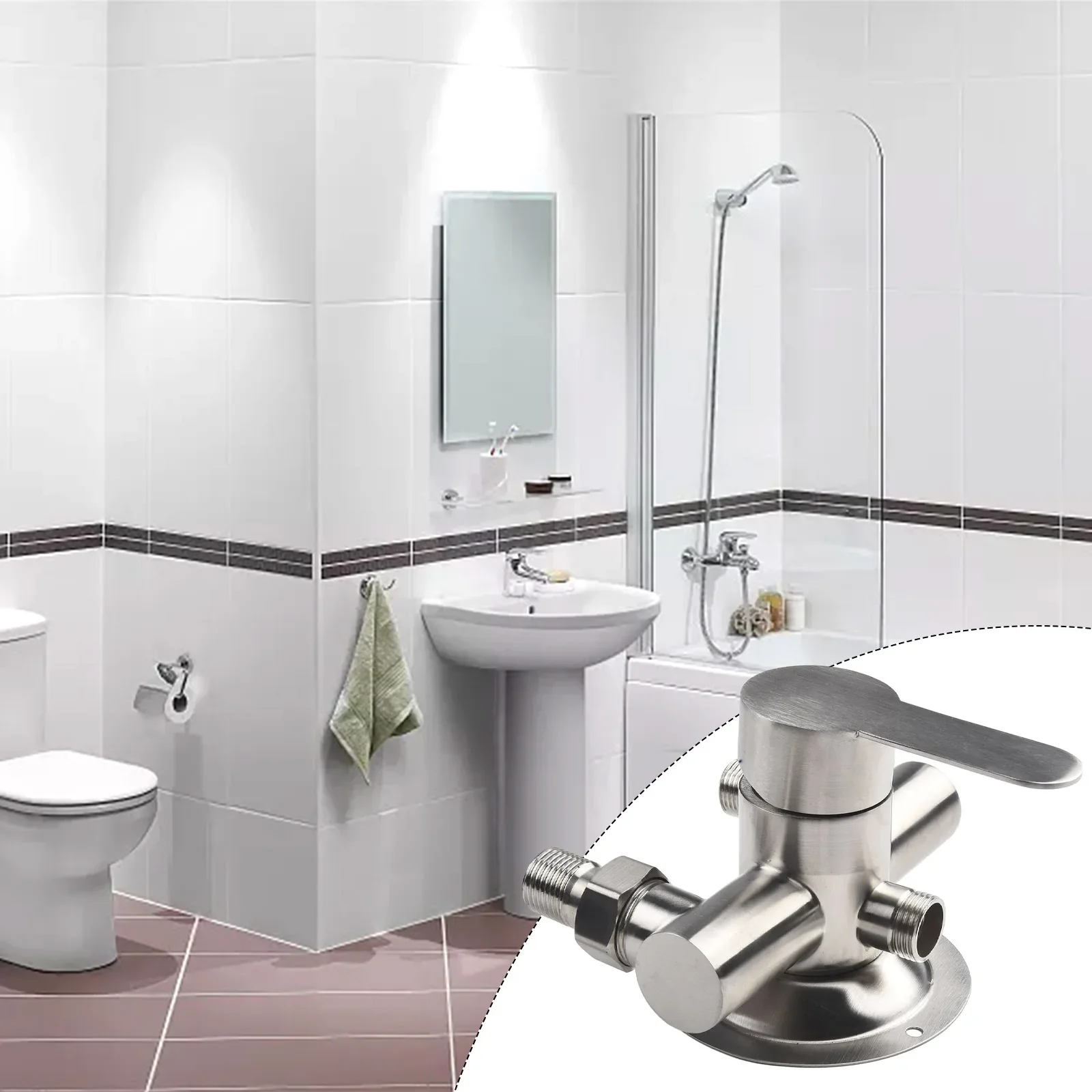 High Hardness Stainless Steel Material Shower Faucet 1 Pcs 304 Stainless Steel G1/2inch Lifting Type Shower Faucet