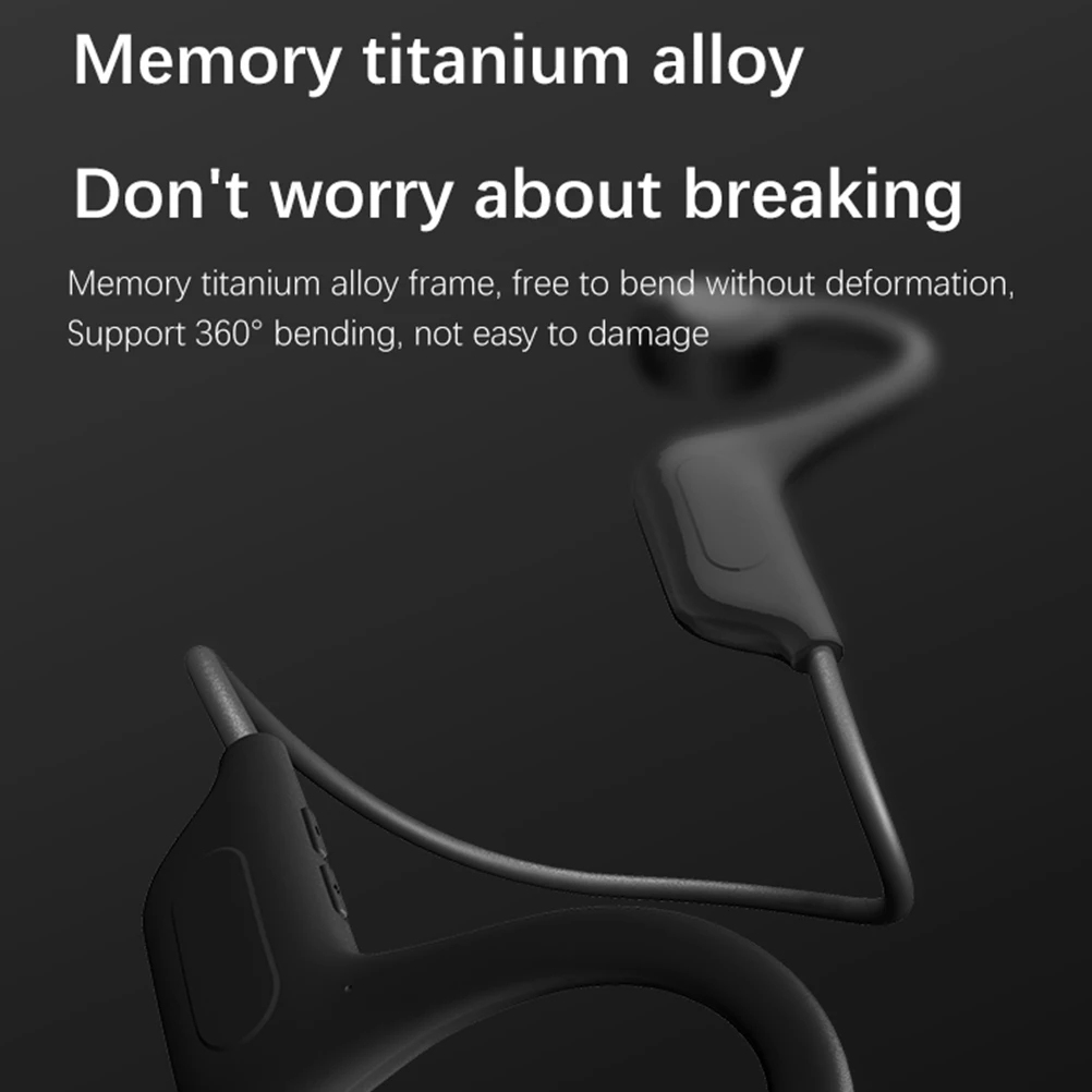 

Wireless Bone Conduction Headphones Design Long Life 8 Hours 10 Days Standby Comfortable For Sports Running