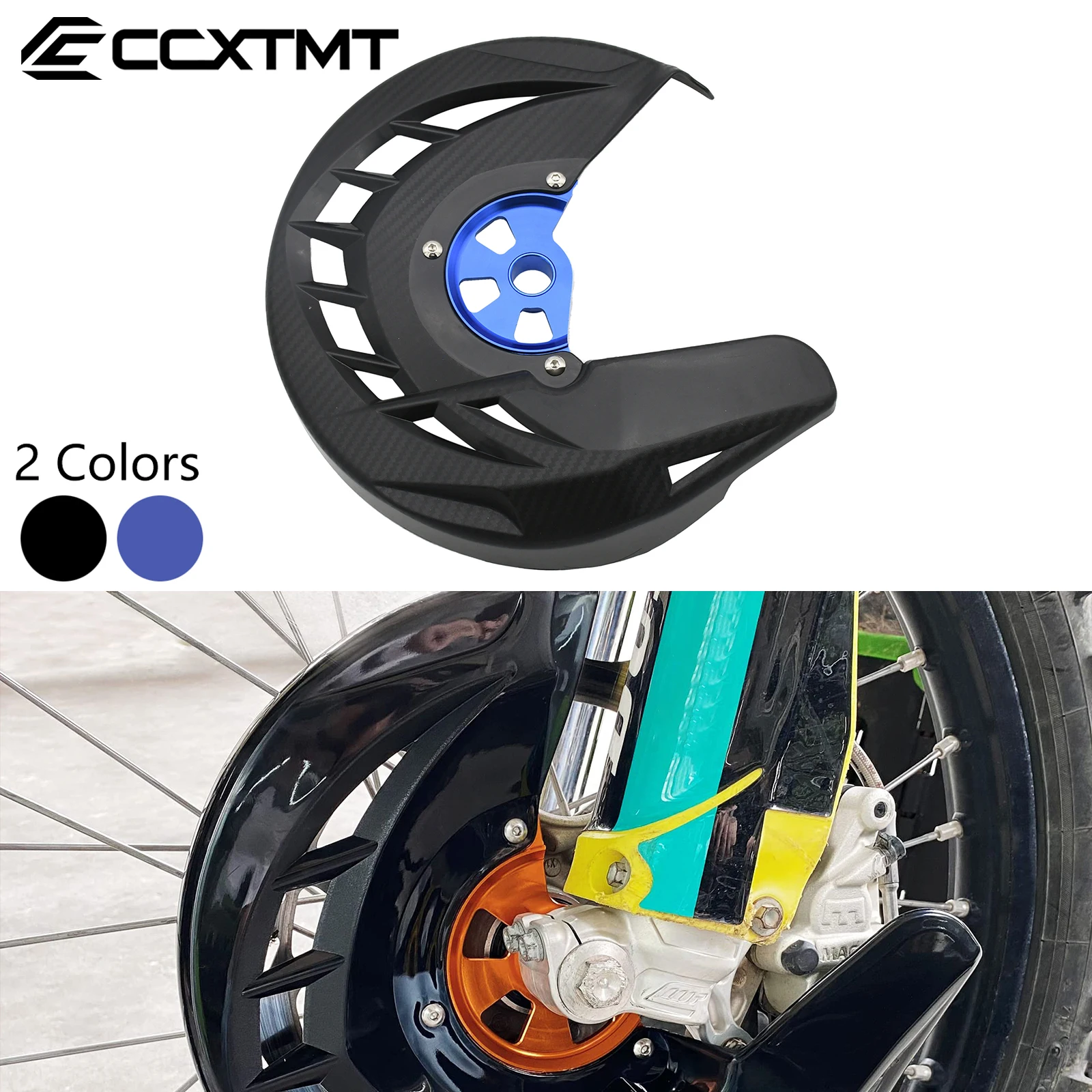 Motorcycle Front Brake Disc Rotor Guard Protector For Yamaha WR250F WR450F 2003-2025 WR125 WR250 2004-2025 YZ250F YZ450F YZ250X