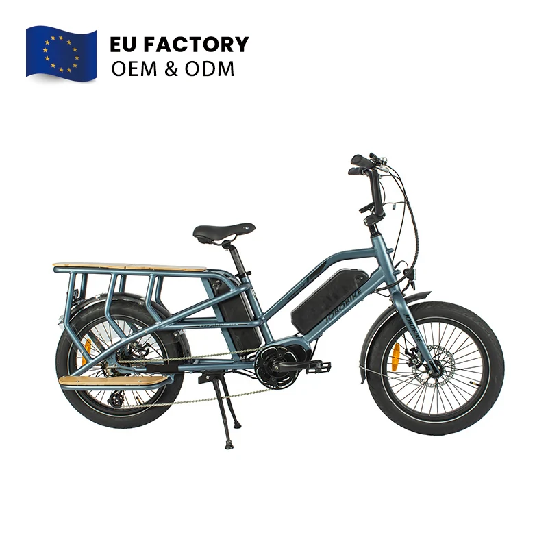 Aluminium Alloy Large Payload Capacity Lithium Battery Road Hybrid Electric Cargo Bike Electric Bicycle