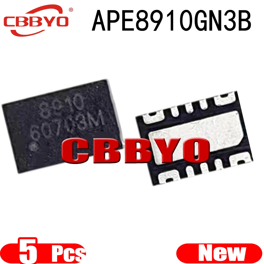 (5piece)100% New APE8910GN3B APE8910 8910 QFN-14 Chipset