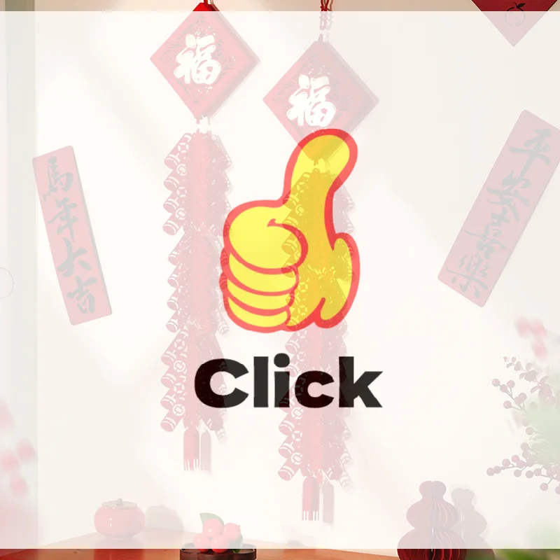 2026 Year Of The Horse Spring Festival Firecracker Pendant Chinese New Year Lucky Character Pendant Home Store Decoration Gift