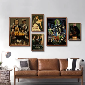 Klasik film retro poster dövüş kulübü-küçük, kadın izlenimleri nostalji posteri-ev, oda, kahve barı dekoru, kendin yap, sanat resmi, duvar Resimlerin 6 büyük satışı tuval üzerine resimler-no. 6