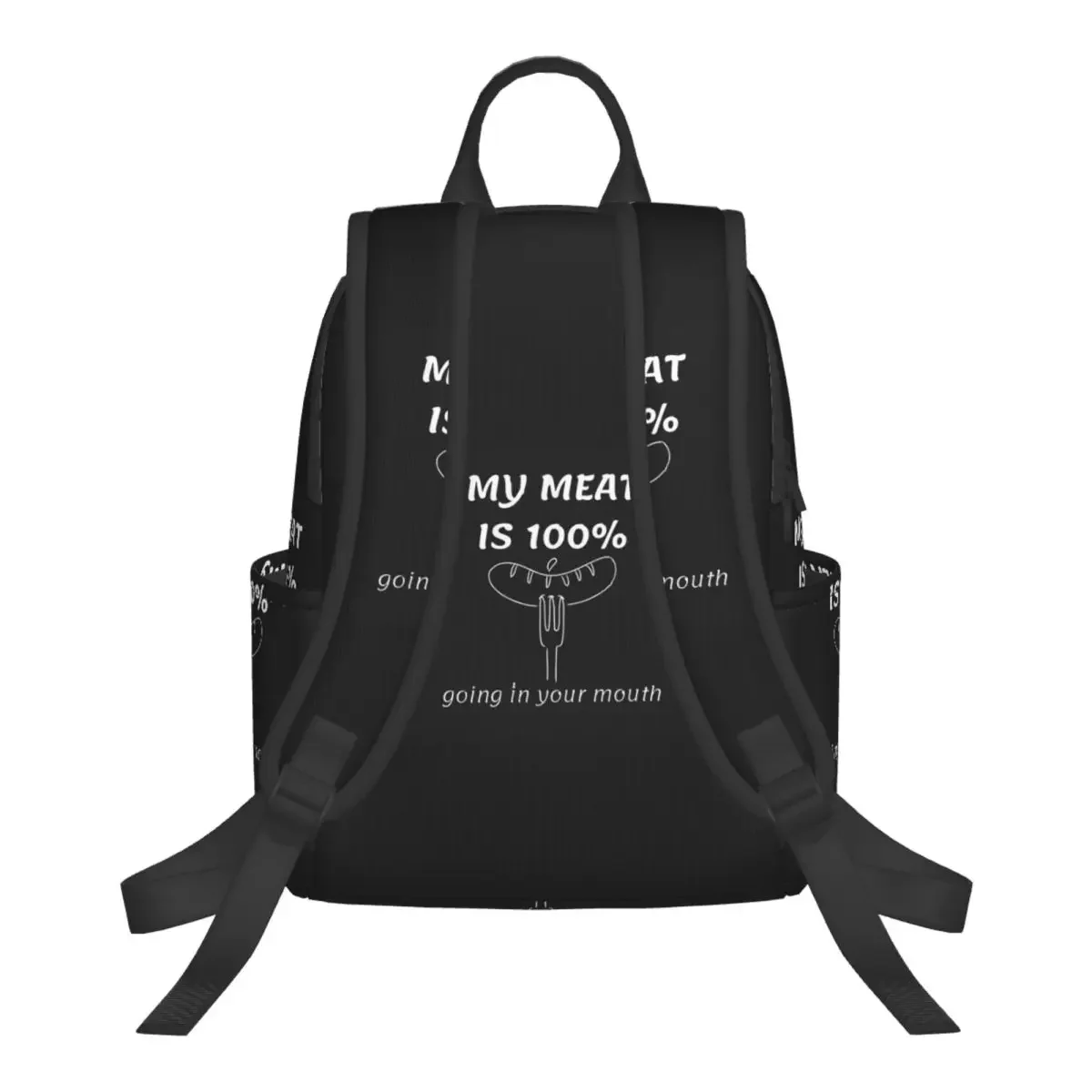 My Meat Is  Going In Your Mouth Student Backpack School Bag Hiking Travel Daypack for Men Women Bookbag Shoulder Bags
