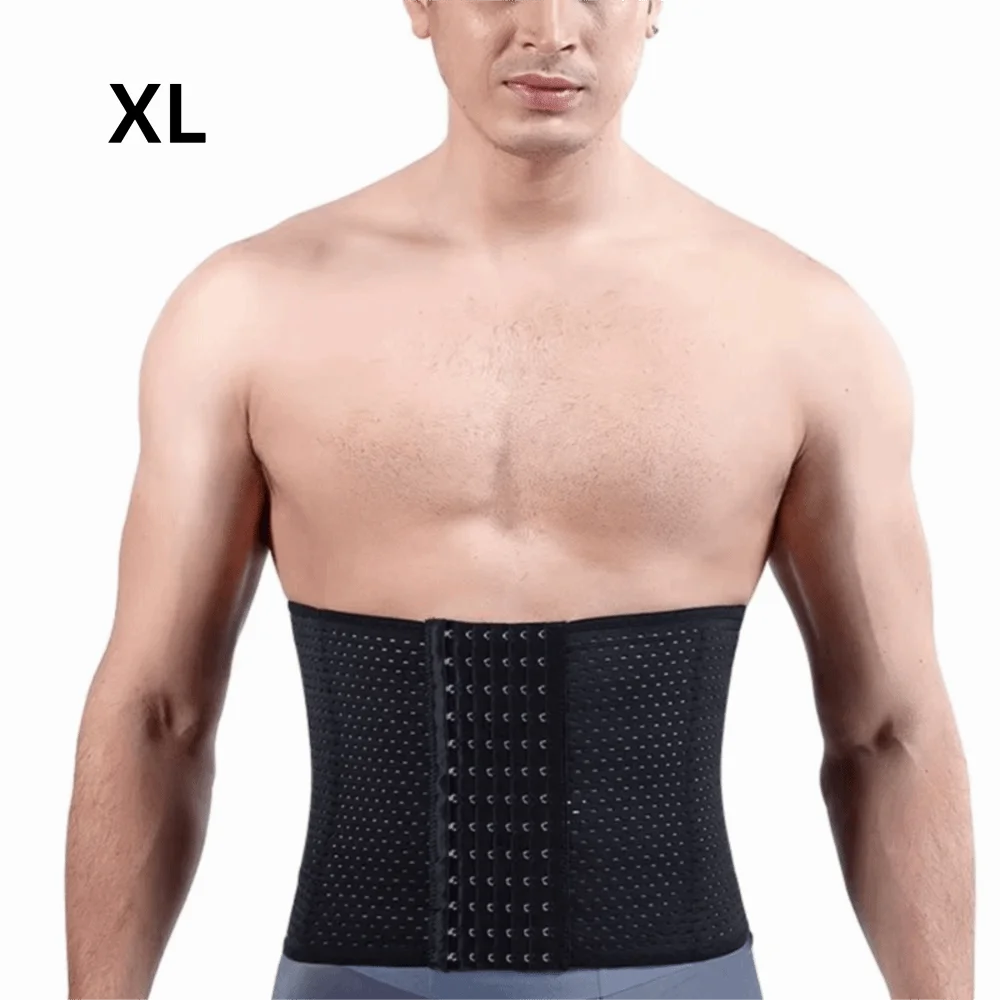

New Modeling Strap Men Slimming Body Shaper Abdomen Reducer Fitness Belt Compression Shapewear Tummy Control Trimmer Belt Men