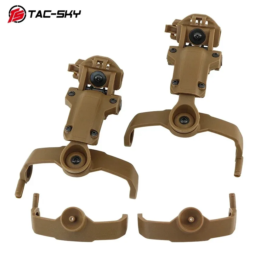 TS TAC-SKY Tactical New 2.0 Headset Stand ARC Rail Adapter Compatible with COMTAC II III Hearing Protection Airsoft Headphones