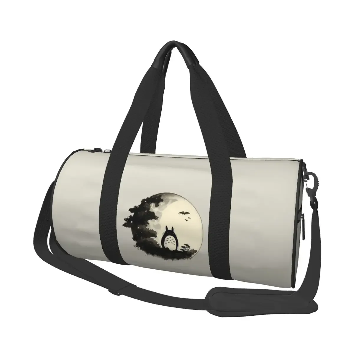 

Dark Ghibli Anime Cartoon Manga Large Duffle Gym Bag Multi-Functional Duffle Travel Bags Handbags Fitness bag