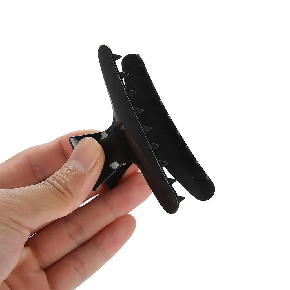 

Hair Clips for Styling Sectioning 12 Pack Black Butterfly Clamps Hair Claw Clips Pro Salon Hair Clips for Styling