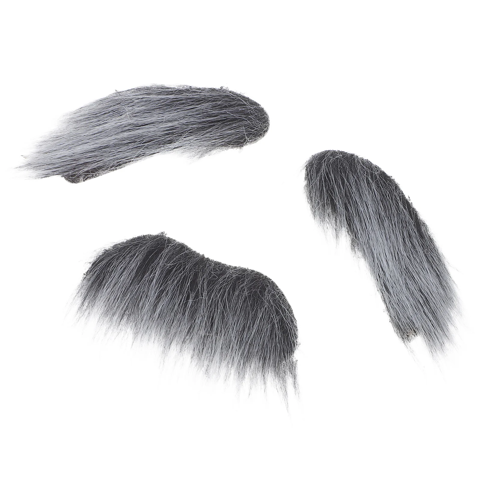 

1Set Realistic Artificial Beard and Eyebrow Set Self-Adhesive Easy Removal for Halloween Party Cosplay Men's Costume Accessory