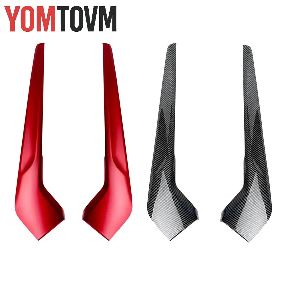 

ABS углеродное волокно, черная боковая крышка переключения передач, красная накладка переключения передач, подходит для Honda Civic 11-го поколения 2022