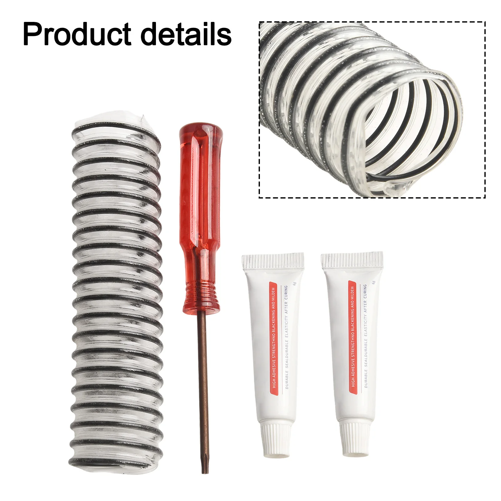Sewage Pipe Hose Kit Connect Tube Spare Study Vacuum Cleaner Accessories Compact Easy Installation Parts Repair Replacement